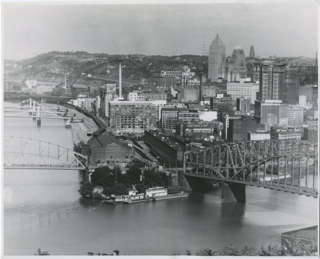 1-Downtown Pittsburgh before the Renaissance, ca. 1950